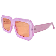 Thick Framed Rectangle Shaped Sunglasses