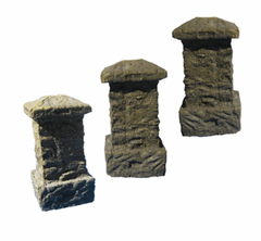 Three Stone Posts Prop Set