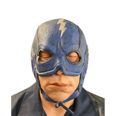 Thunderbolt Blue Superhero Helmet