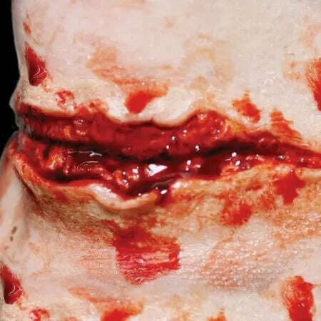 Tinsley Cut Throat Makeup FX Water Transfer Prosthetic