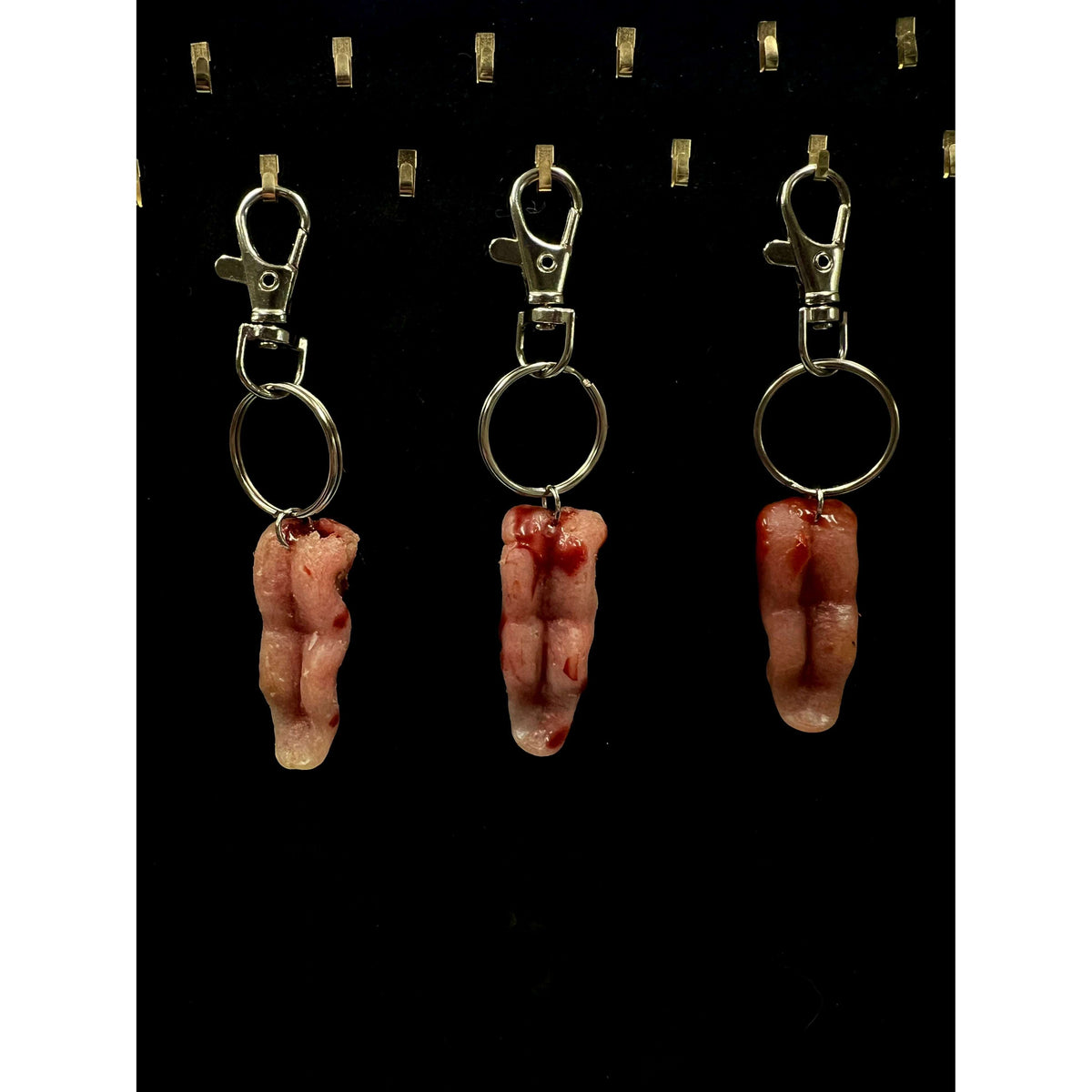 Tiny Cut Out Tongue Keychain