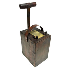 TNT Dynamite Blasting Machine Plunger Box - Museum Quality Replica Prop