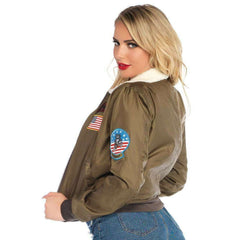 Top Gun Women’s Nylon Bomber Jacket