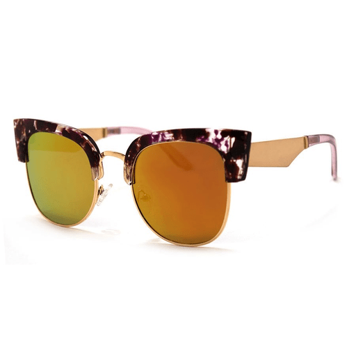 Tortoise Half Frame Sunglasses