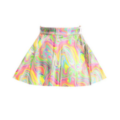 Totally Retro Swirl Adult Skirt