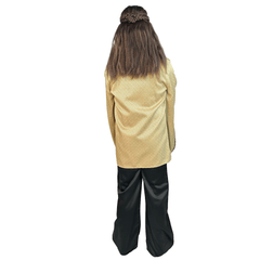 Traditional Inspired Brown and Gold Monk Adult Costume