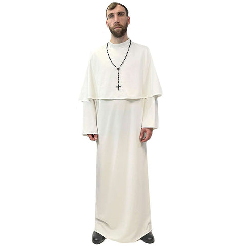 Traditional White Robe Pope Adult Costume – AbracadabraNYC