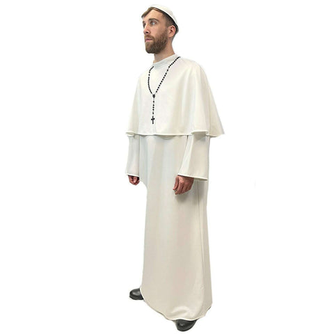 Traditional White Robe Pope Adult Costume – AbracadabraNYC