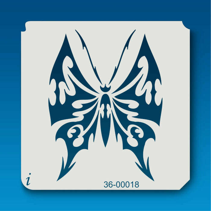 Tribal Butterfly Artist Stencil