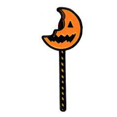 Trick R Treat Bitten Lollipop Collectible Enamel Pin