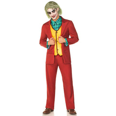 Twisted Carnival Jester: Adult Men's Deviant Clown Costume