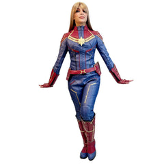 captain marvel skater dress Womens Dress Marvel Captain Cosplay Disney Bounding Costume