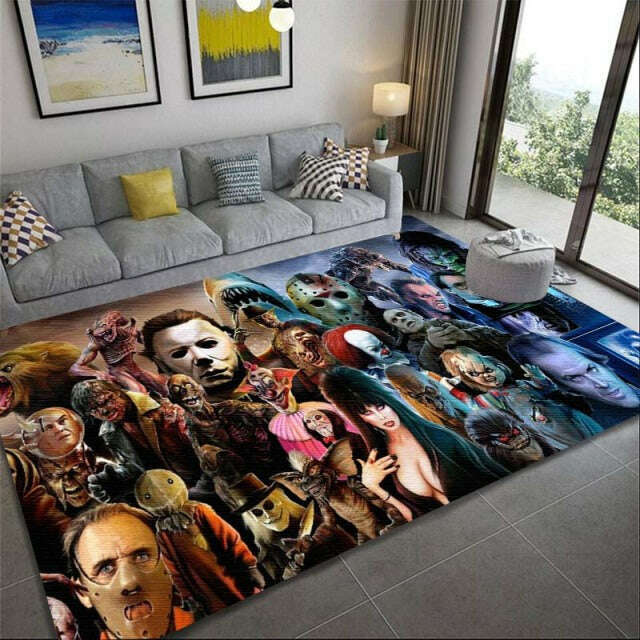 Hideous Rugs Ultimate Horror Living Room Rug โ AbracadabraNYC