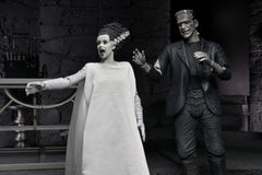 Universal Monsters - 7” Scale B&W Bride of Frankenstein 90th Anniversary The Monster & His Mate Action Figure Set