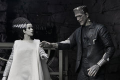 Universal Monsters - 7” Scale B&W Bride of Frankenstein 90th Anniversary The Monster & His Mate Action Figure Set