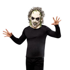 Beetlejuice Overhead Mask w/ Hair