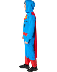 Superman Comfy Wear Adult Pajama Costume