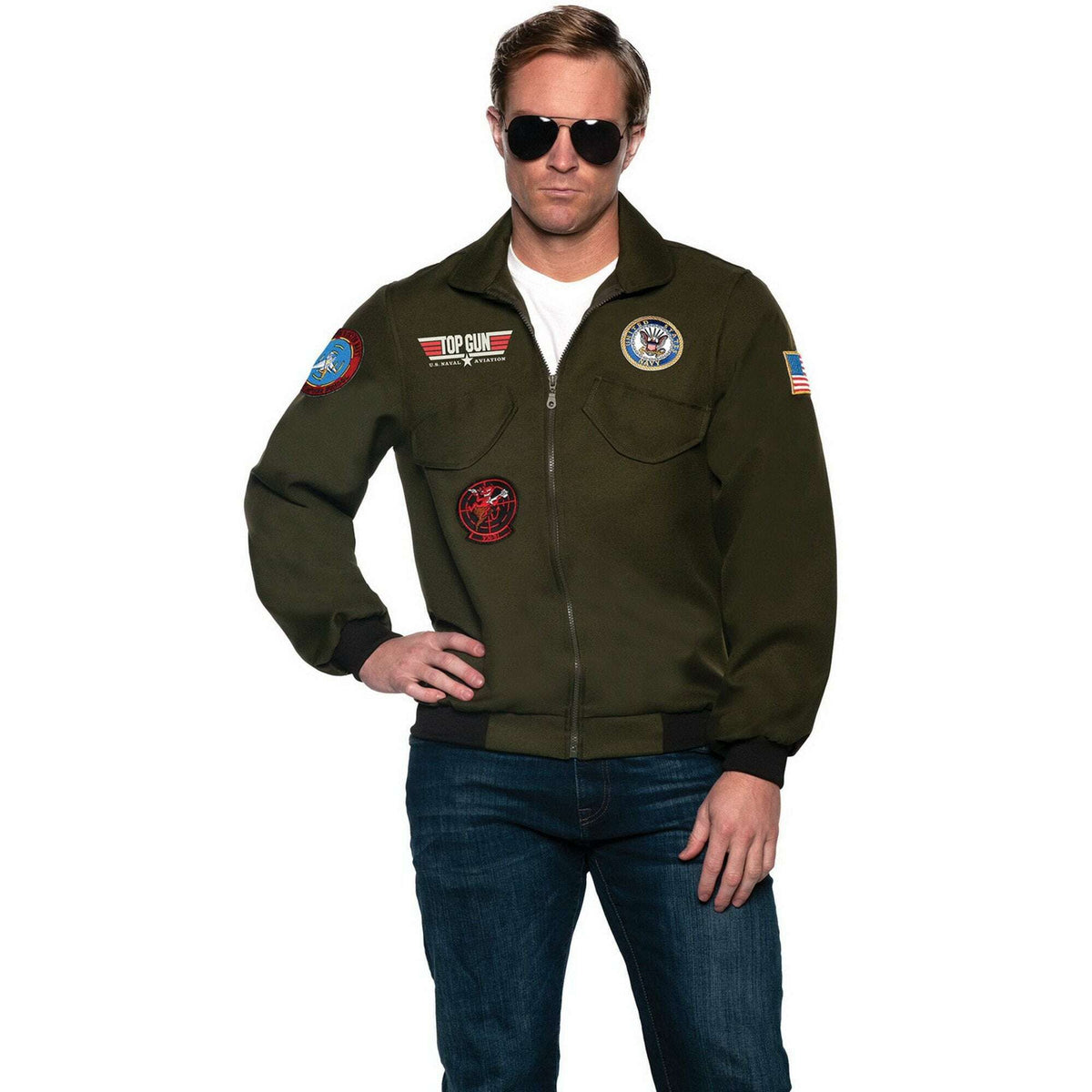 U.S. Navy Top Gun Men's Adult Pilot Jacket