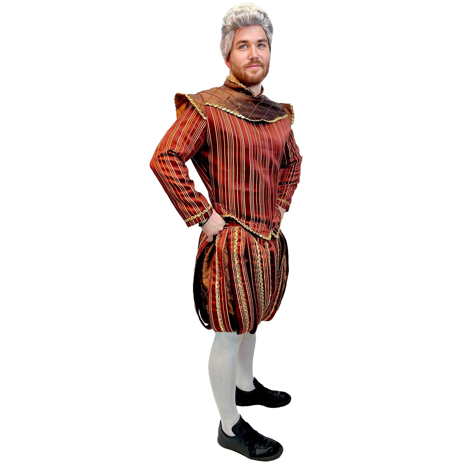 Premium Terracotta Medieval Regal Lord Adult Costume