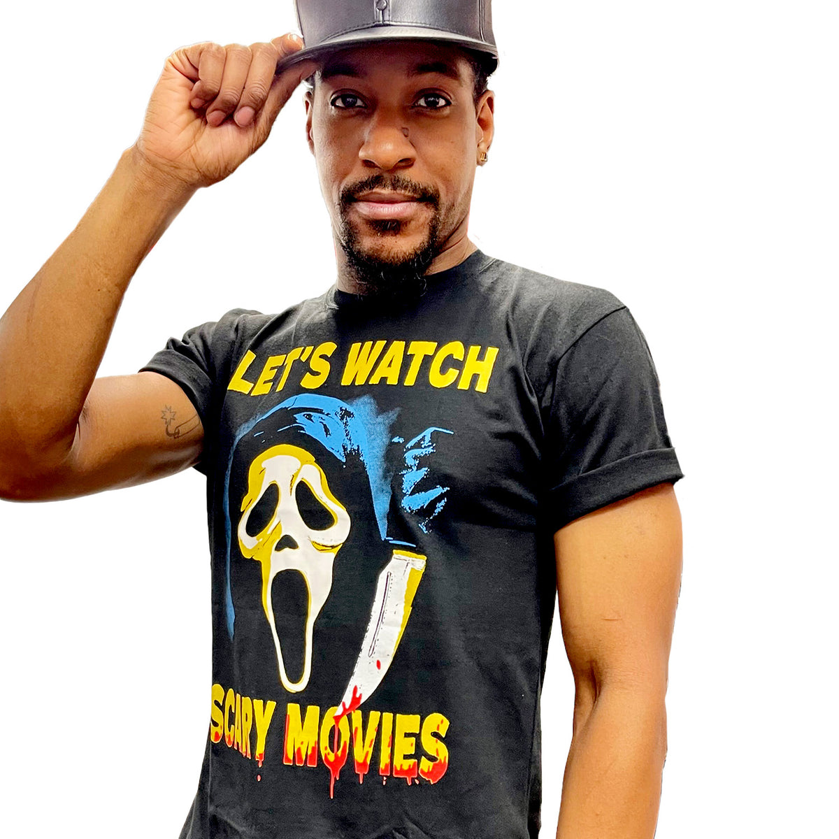 Scream Ghostface Let's Watch Scary Movies Unisex T-Shirt