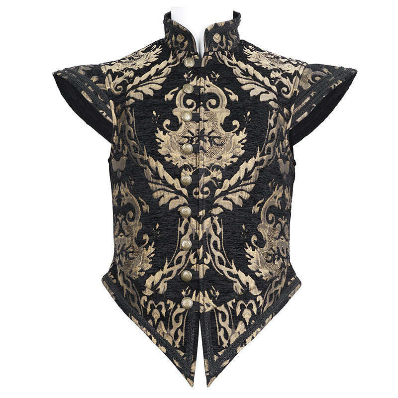 Victorian Brocade Doublet Men's Vest