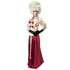 Victorian Deep Burgundy Red Women's Costume