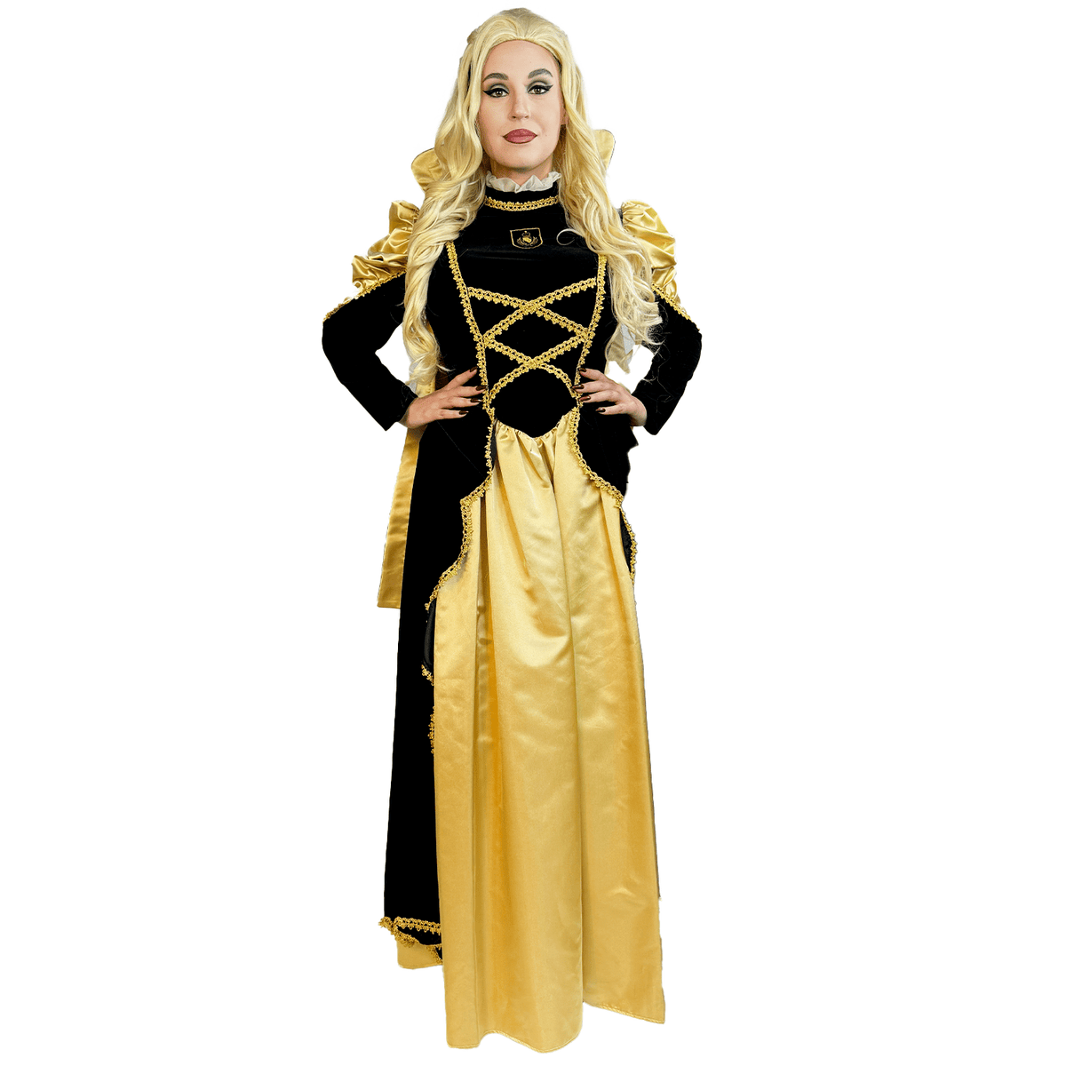 Victorian Royal Gold Lady Women's Costume