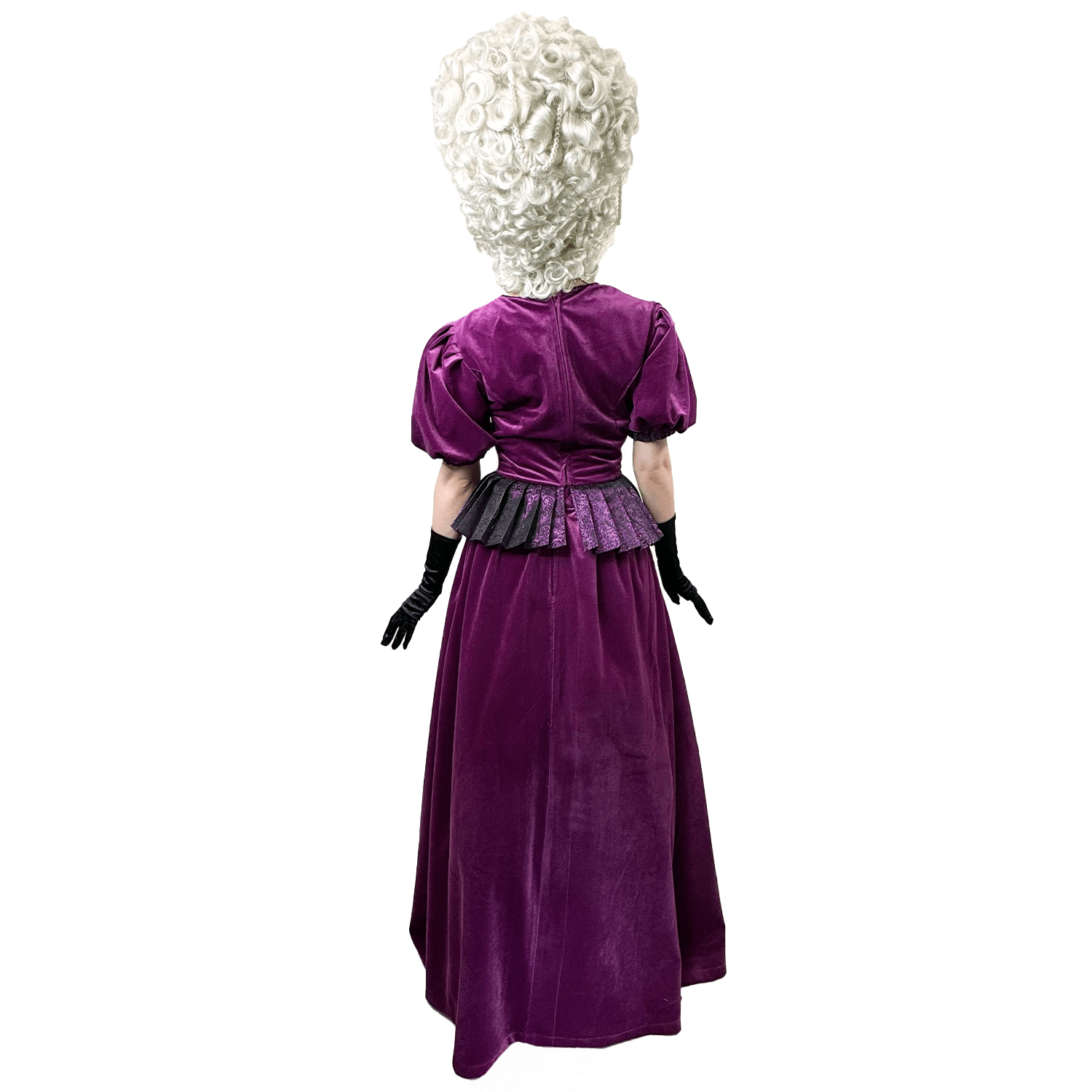 purple velvet dress costume Deep Purple Velvet and Mesh Lyrical Dress with Rhinestones and Off-Shoulder Sleeves