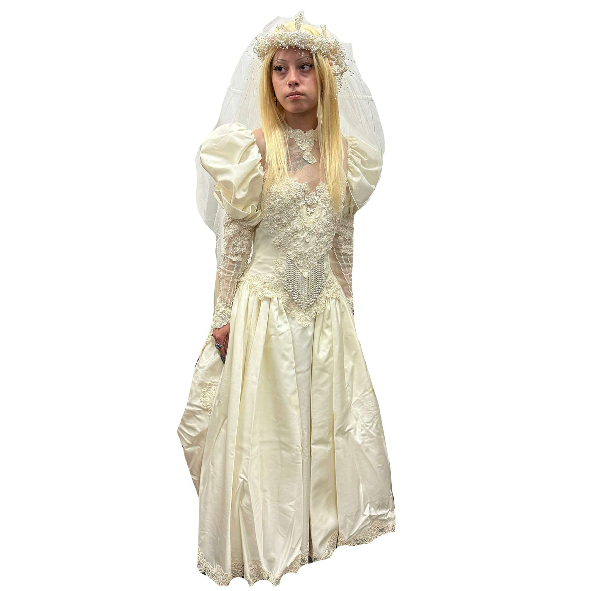 Vintage 80’s Wedding Dress M