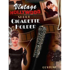 cigarette hollywood Vintage Black & Silver Hollywood Cigarette Holder cigarette hollywood Vintage Black & Silver Hollywood Cigarette Holder