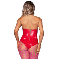 Vinyl Boned Women's Bodysuit