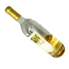 Clear Wine Bottle Stage Prop with Fake Liquid