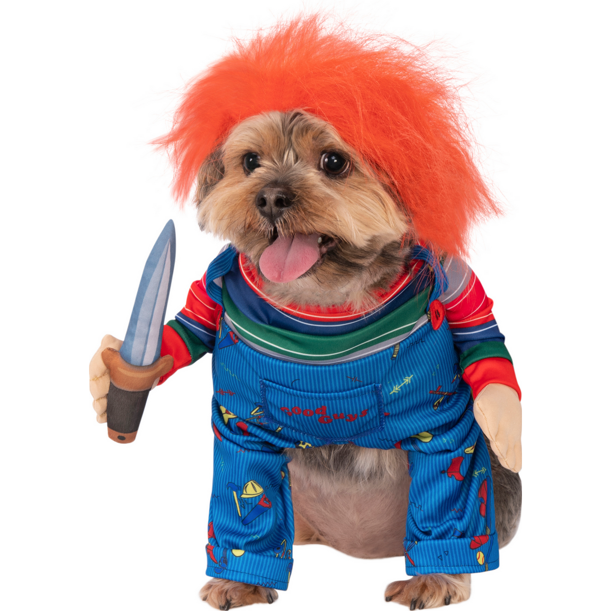 Walking Chucky Pet Costume