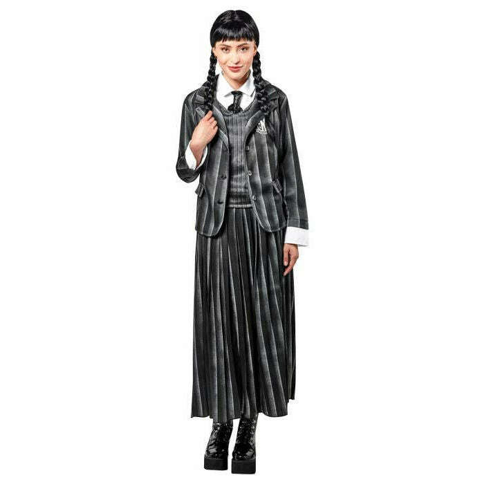 Wednesday Black And White Nevermore Academy Adult Uniform Costume