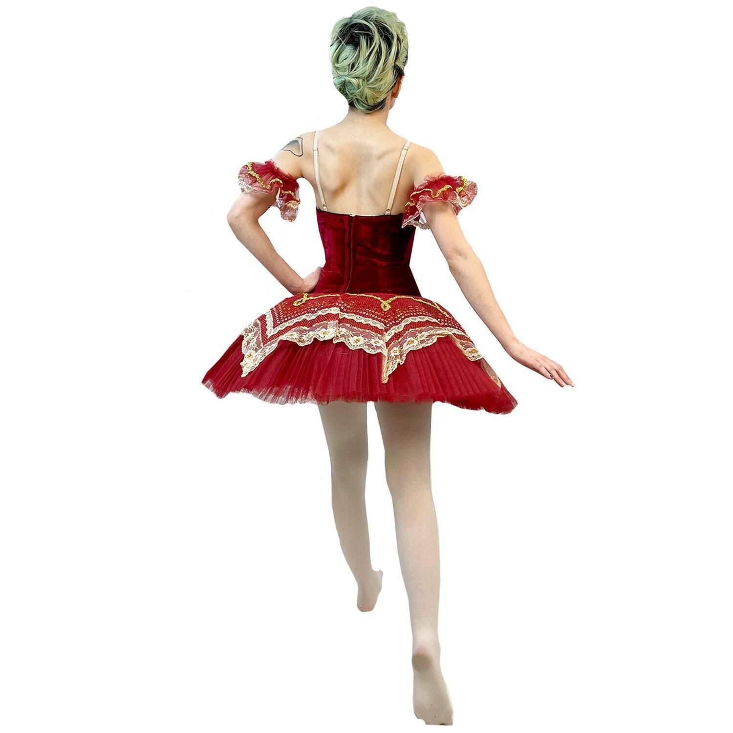 Whimsical Red Swan Tutu Adult Ballet Costume - Rent / Large Whimsical Red Swan Tutu Adult Ballet Costume - Rent / Large