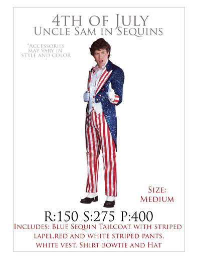 Sequin Uncle Sam BUY-M