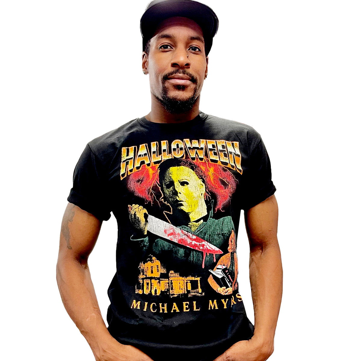 Halloween Michael Myers Collage Unisex T-Shirt