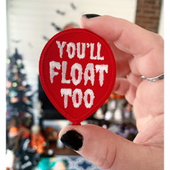 You'll Float Too Red Balloon Patch