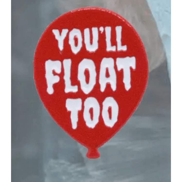 You'll Float Too Red Balloon Pin