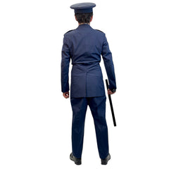 Blue Police Ceremony Uniform Costume