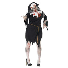 Zombie Bloody Sister Nun Mary Adult Costume