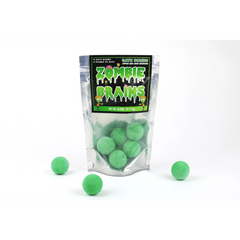 Zombie Brains Green Fizzing Bath Bomb