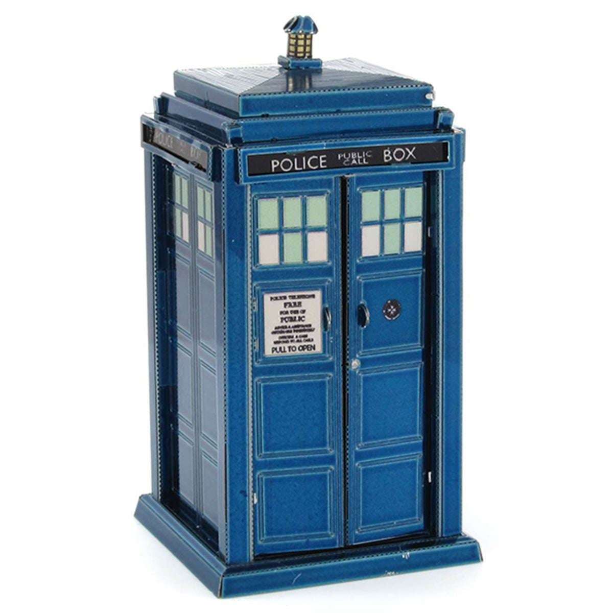 Doctor Who TARDIS Police Box 3D Laser Cut Model Kit