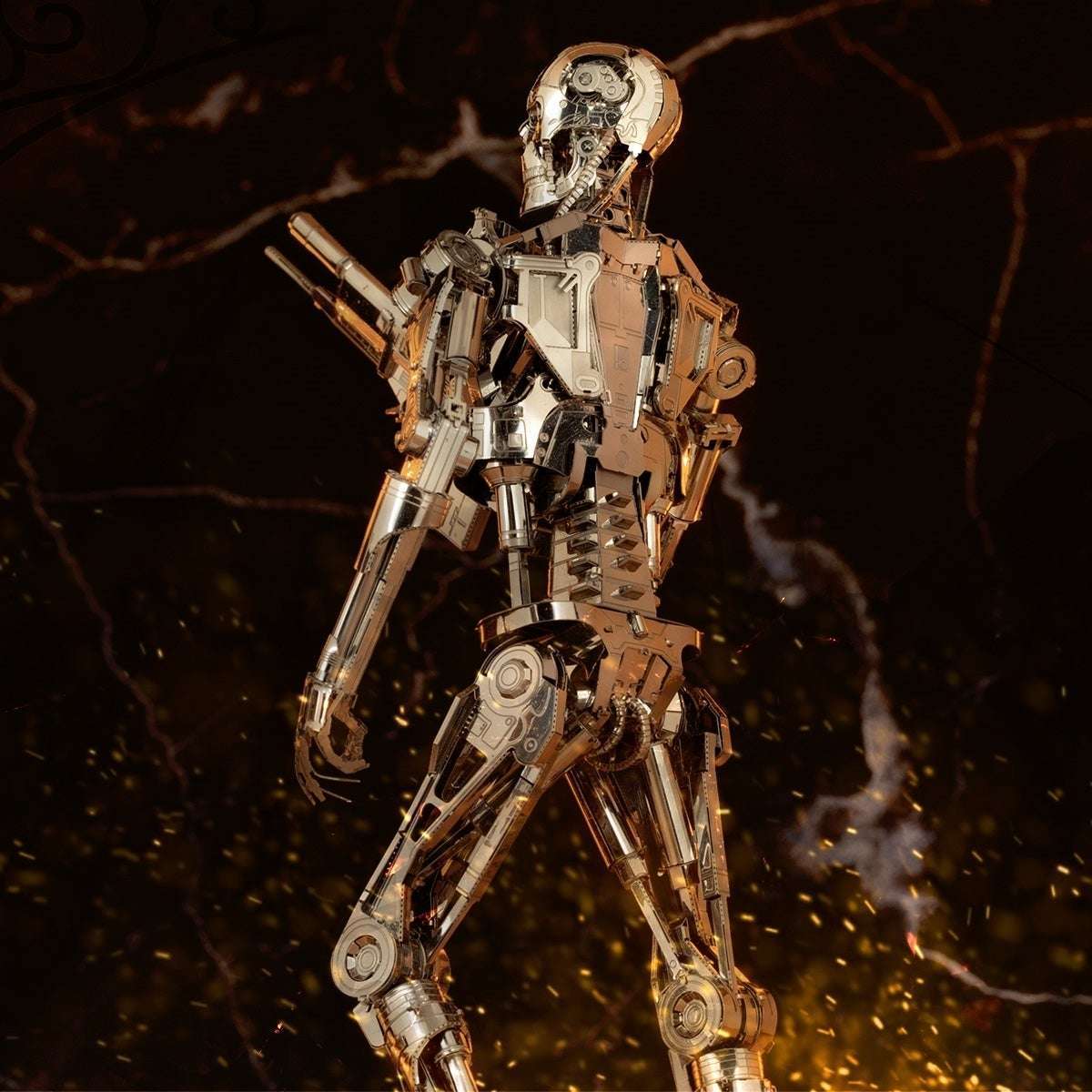 Terminator T-800 Endoskeleton 3D Laser Cut Model Kit