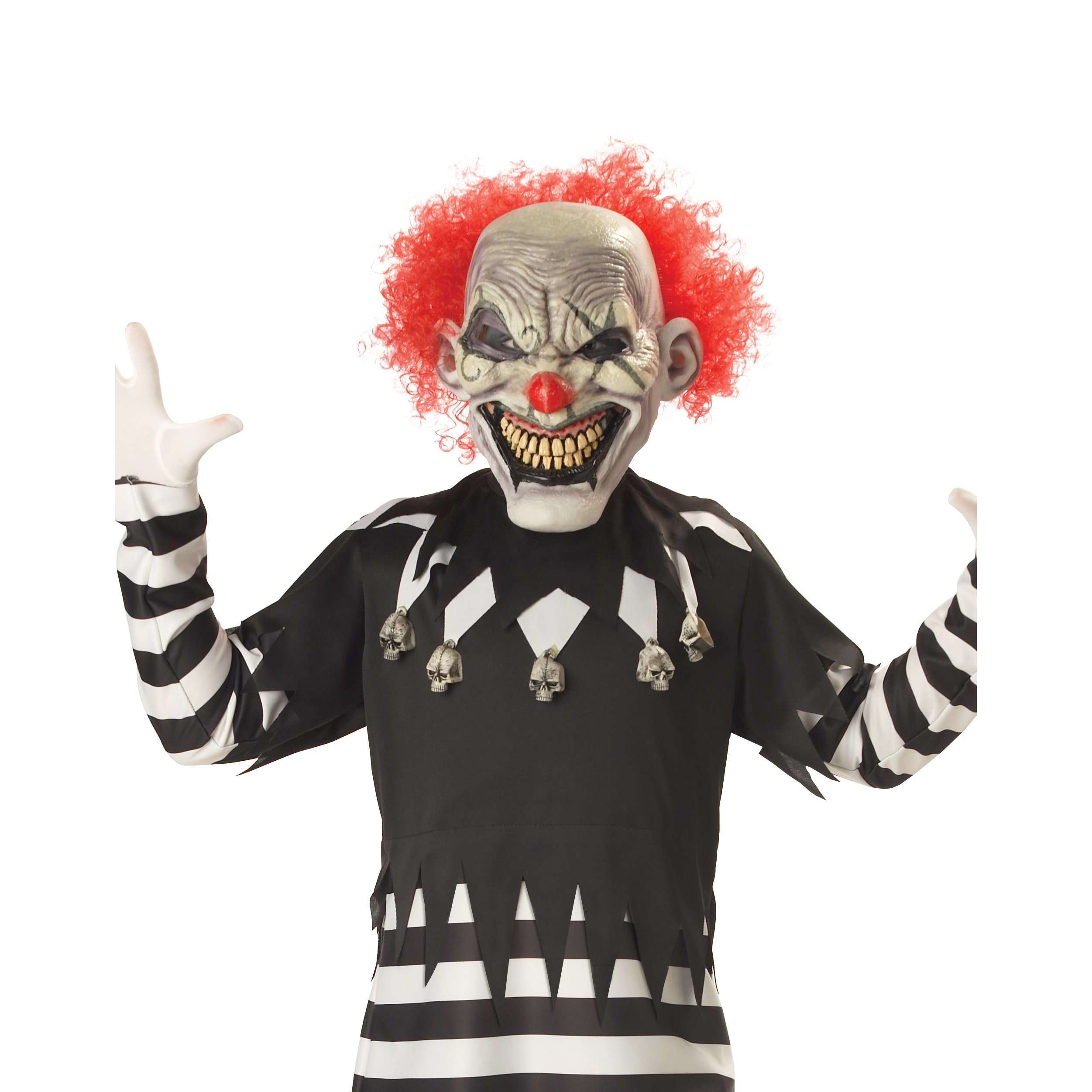Creepy Clown Glow In The Dark Kids Costume