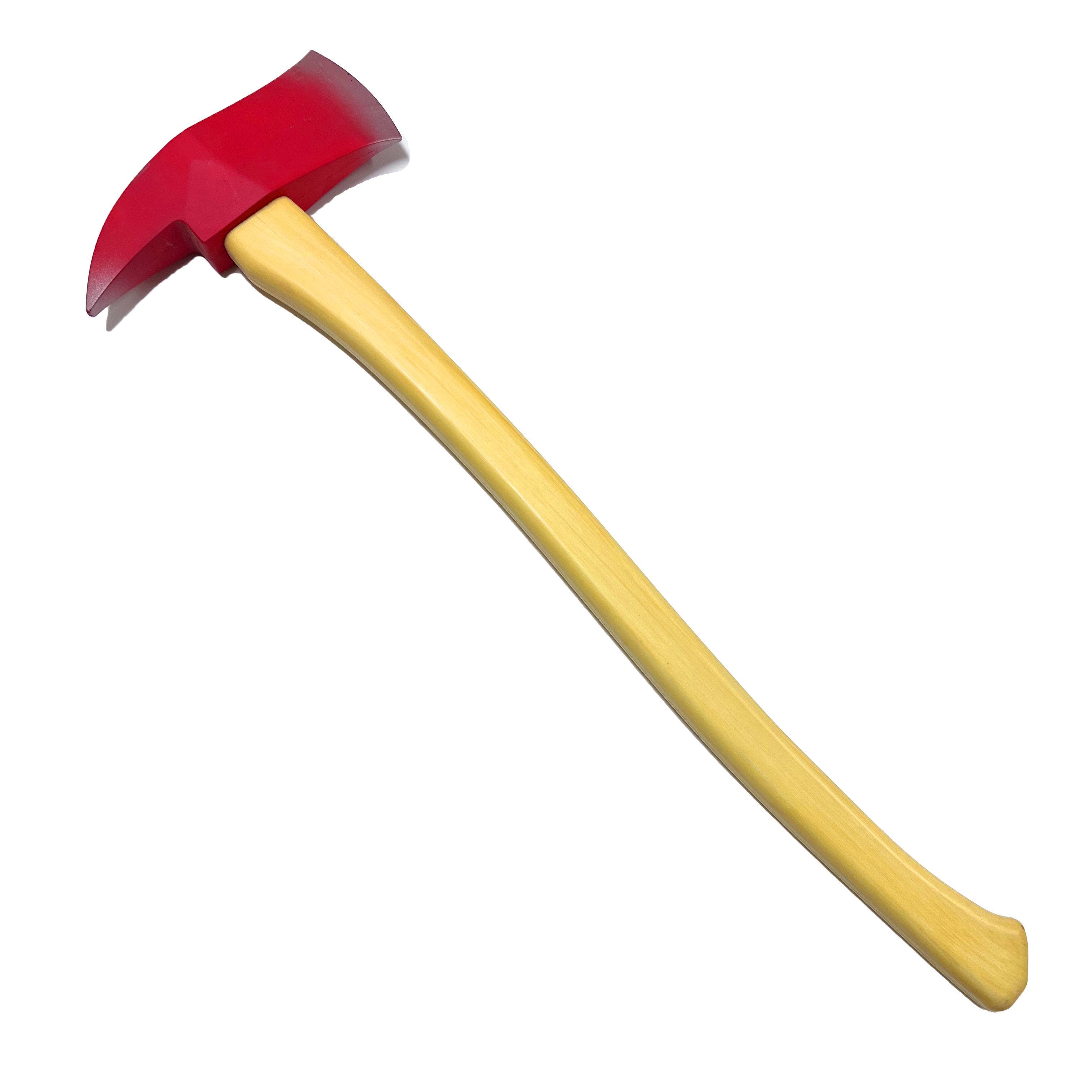 27 Inch Classic Fireman's Axe - Bright Red and Yellow