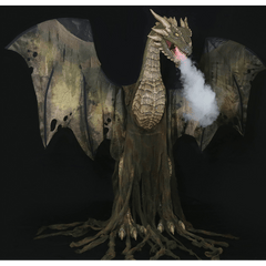 7' Forest Dragon Animated Prop