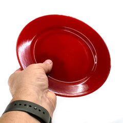 SMASHProps Breakaway Medium Dinner Plate - RED opaque - Red,Opaque