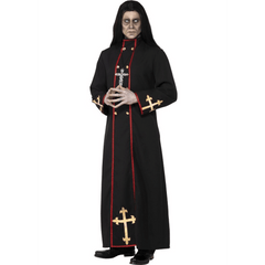 Minister of Death Religious Robe w/ Crosses Adult Costume