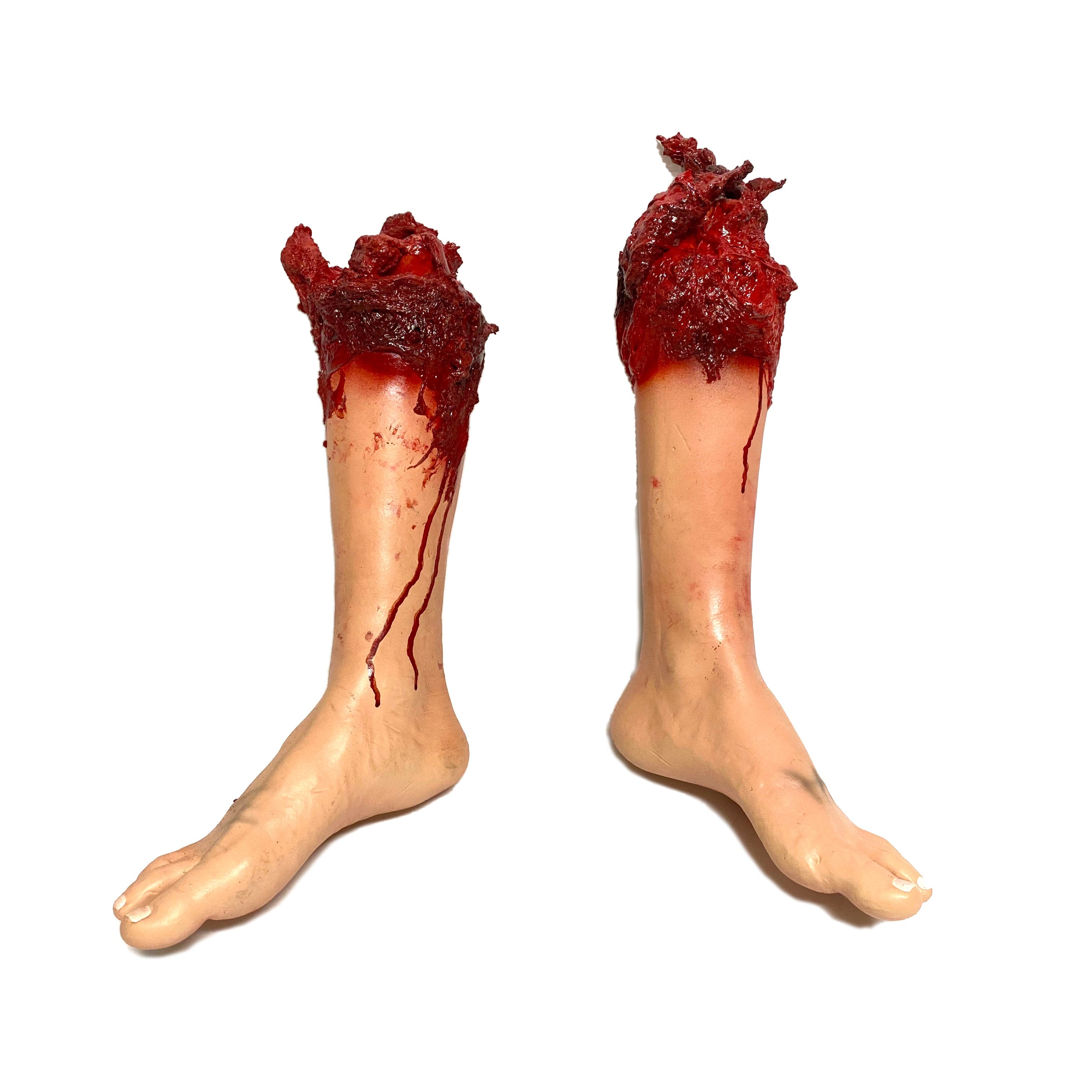 Severed Leg - Foam Rubber with Gore Effects - Pair - Both Legs